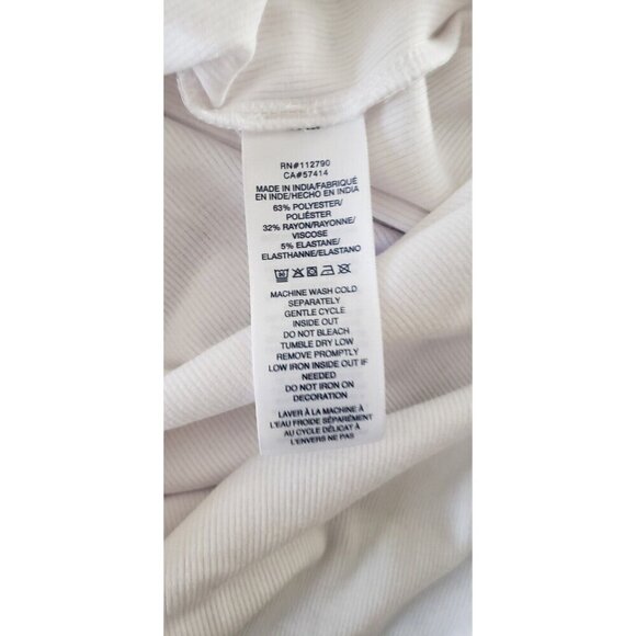 NWT $129 TRUE RELIGION WHITE LACE UP HS LOGO MIDI DRESS SZ MEDIUM - Picture 8 of 9